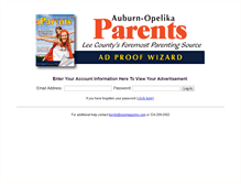 Tablet Screenshot of aop.adproofwizard.com